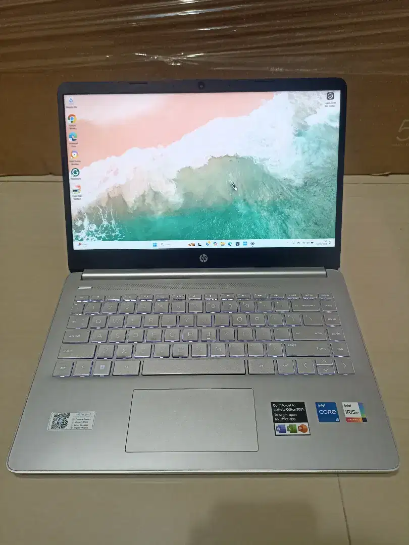 Laptop HP 14s core i5-1235u gen 12th Ram 8gb / Ssd 512gb