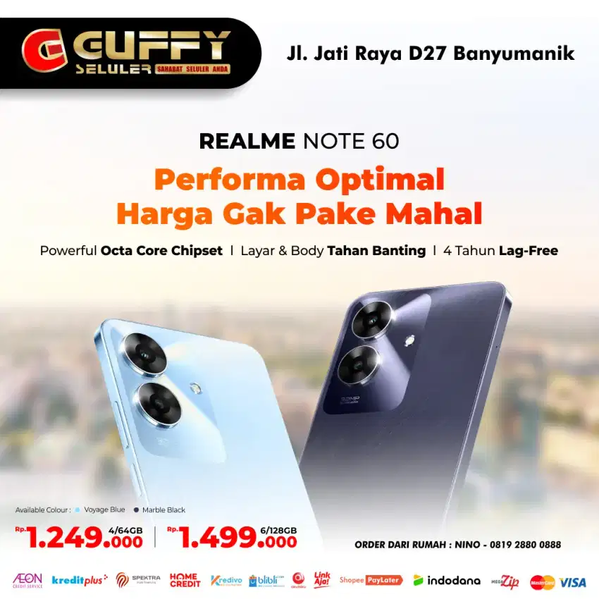 Realme note 60 termurah