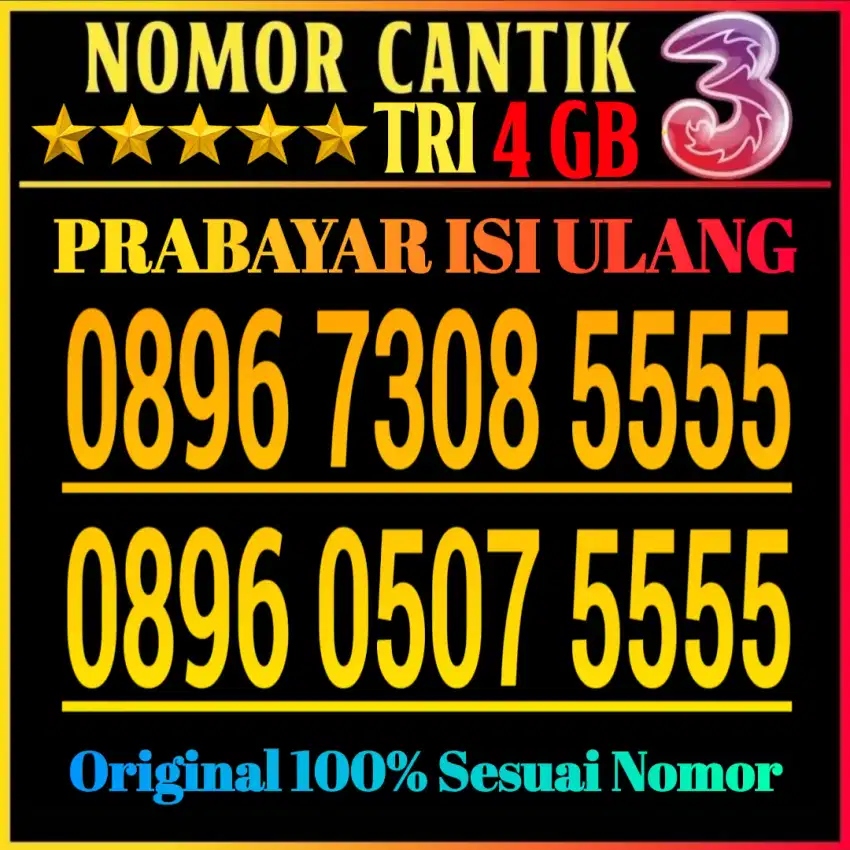 Nomor cantik tri