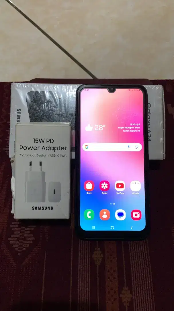 SAMSUNG A24 8+8/128 FULLSET