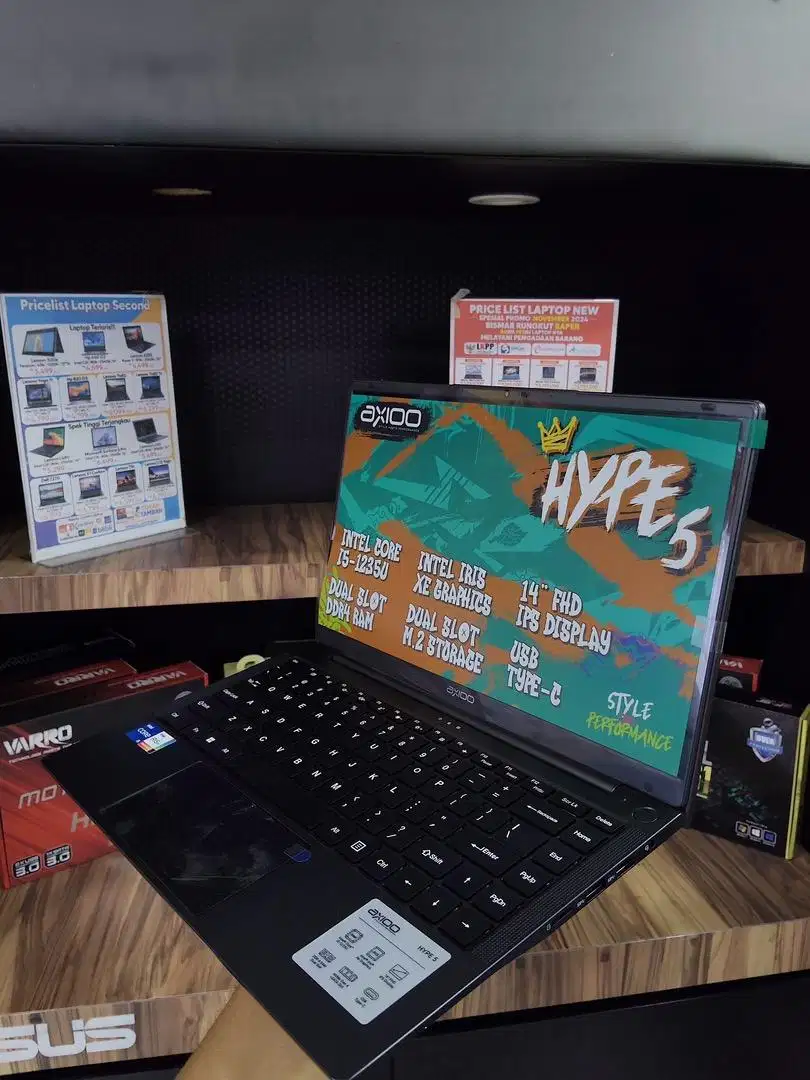 BISMILLAH READY LAPTOP BARU TERJANGKAU AXIOO HYPE 5