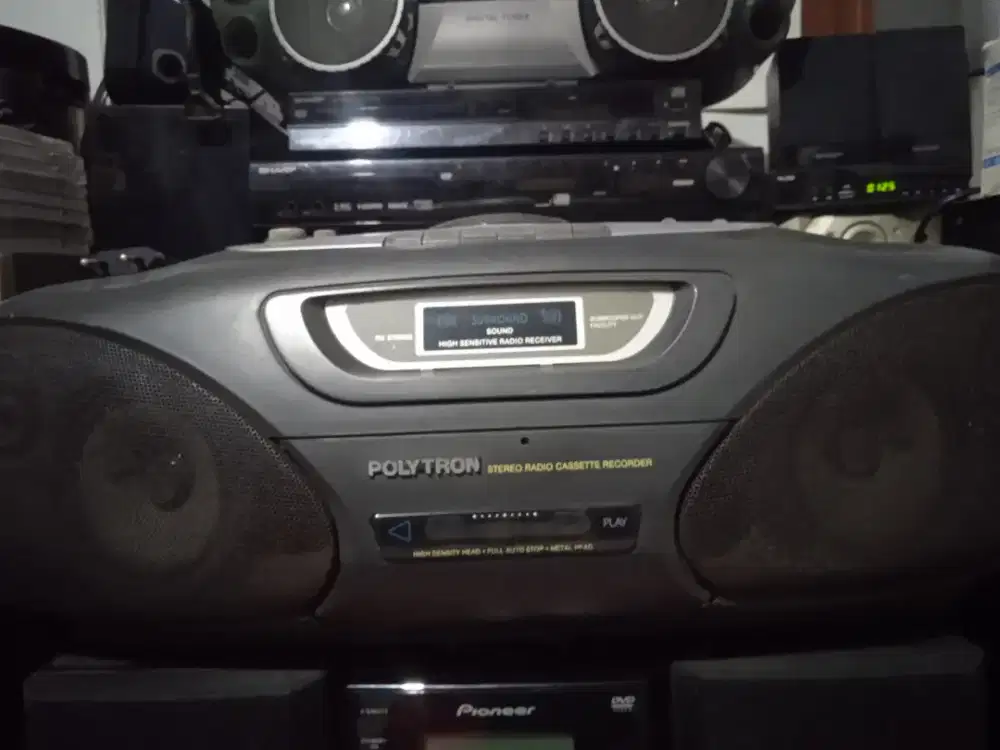 Tape Radio Polytron Boombox