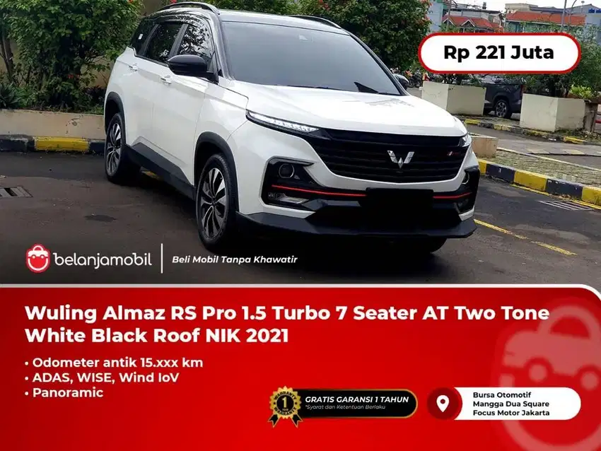 [ KM ANTIK 15RB ] Wuling Almaz RS Pro 1.5 Turb