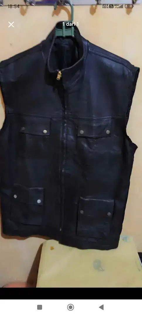 Jaket Rompi Asli Kulit Kerbau dari Toraja