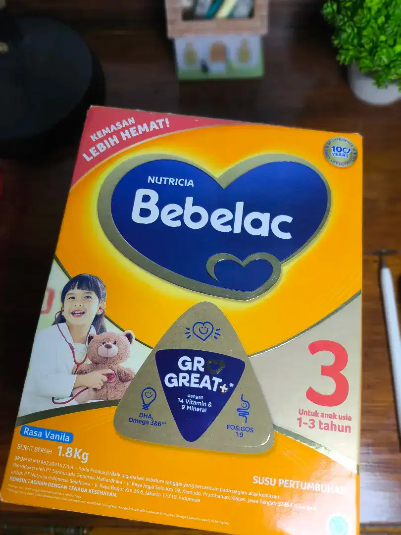 Susu Bebelac 3 Rasa Vanila 1.8 Kg