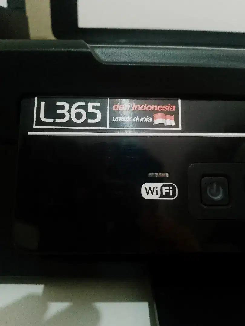 Jual Printer EPSON L 365 WiFi print scan copy. Like New, No Minus.