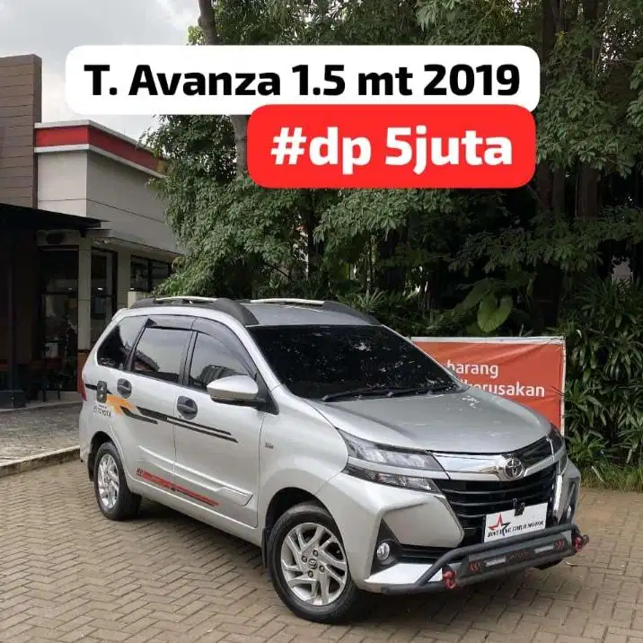 Toyota Avanza 1.5 G Mt 2019 silver (#dp 5juta)