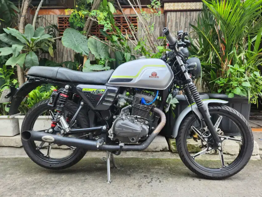 BENELLI MOTOBI 152 GREY TAHUN 2022  FULL MODIF SUPERB ISTIMEWA MURAH!