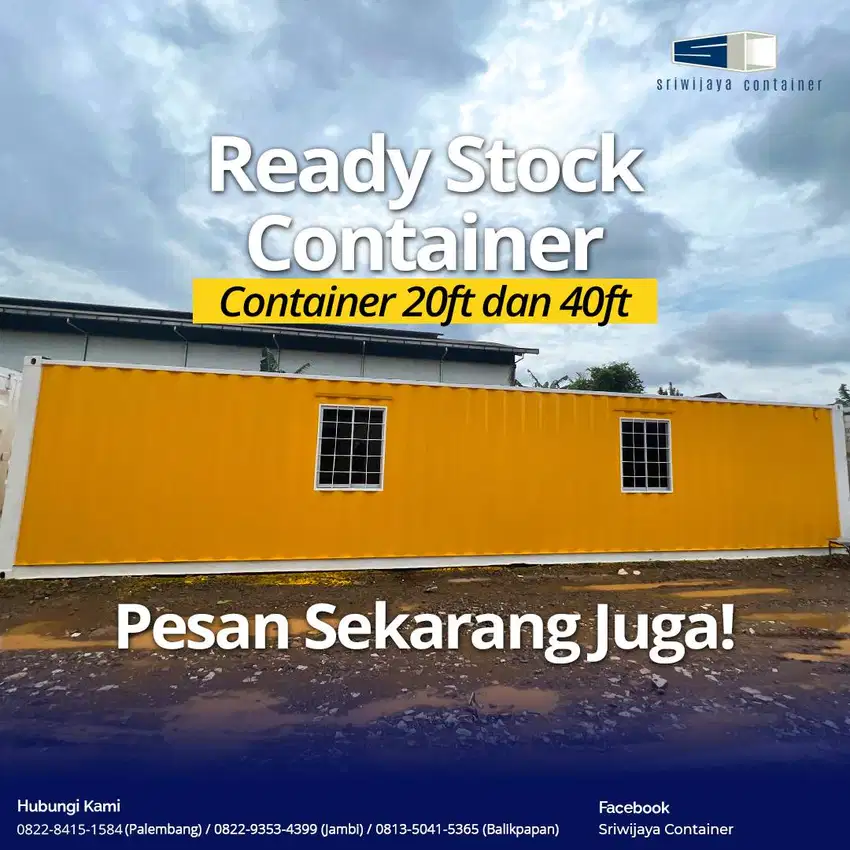 JUAL CONTAINER KOSONGAN 20ft 40ft ANTI KARAT MURAH CEPAT