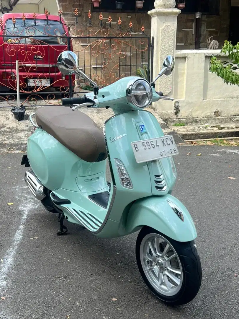 Piaggio Vespa Primavera ABS Iget Tahun 2023, Super Mulus Full Orisinil