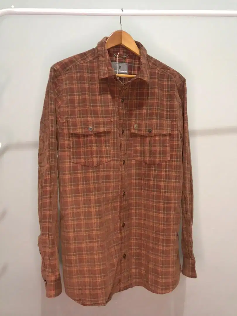 Baju kemeja flannel royal robbins ori