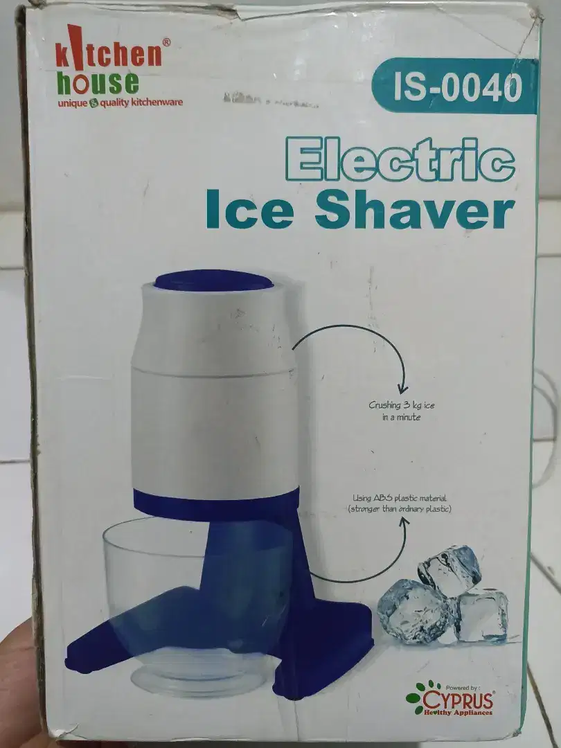 Kitchen house elektrik ice shaver, mesin es serut