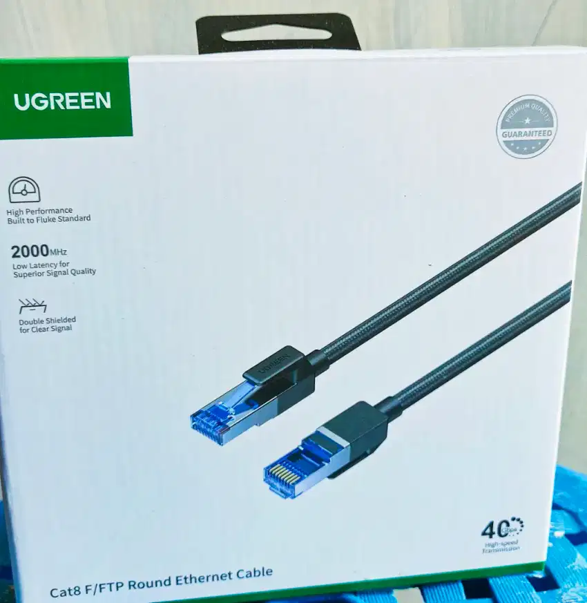 Dijual Kabel internet Lan Cat8 panjangnya 5meter