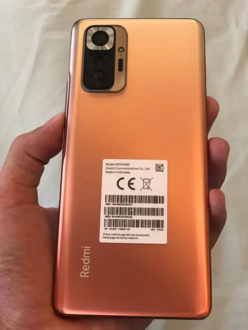 Redmi note 10 pro bronze 8/128 fullset