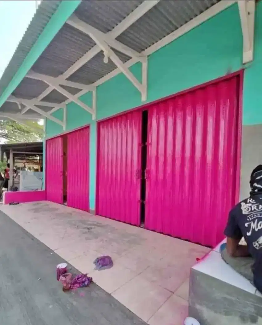 Folding gate rolling door