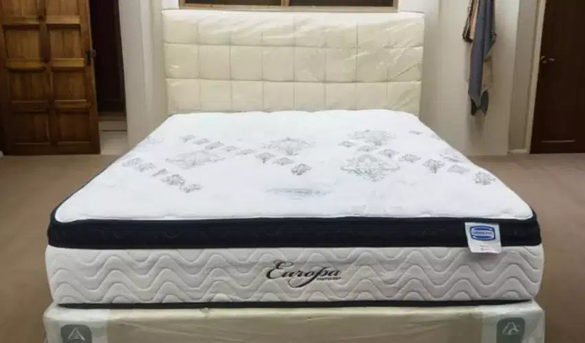 Springbed Simmons Europa set dipan mewah uk 160