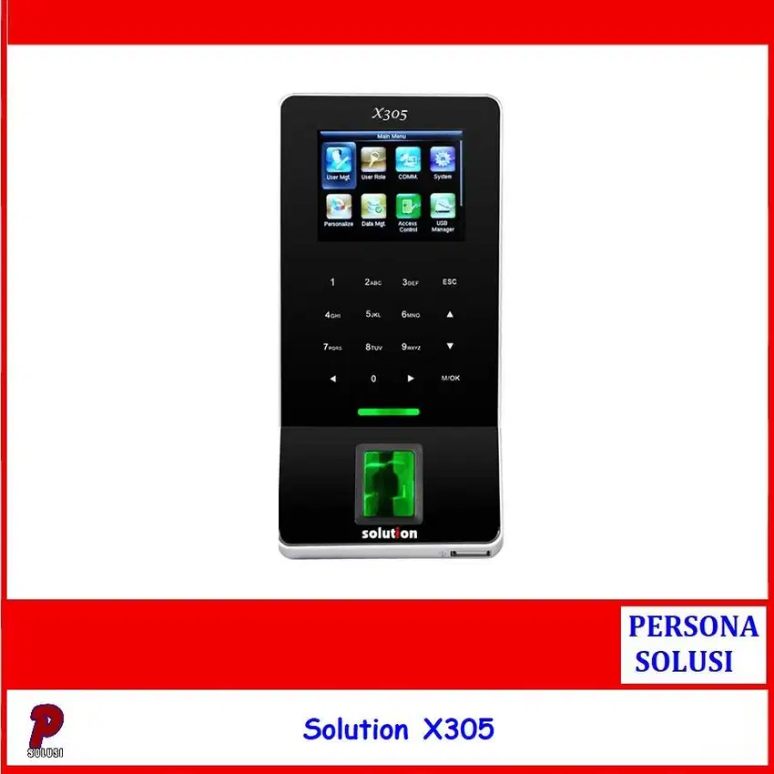 Solution X305 - Mesin Absensi dan akses kontrol Wifi - Garansi 2 Tahun