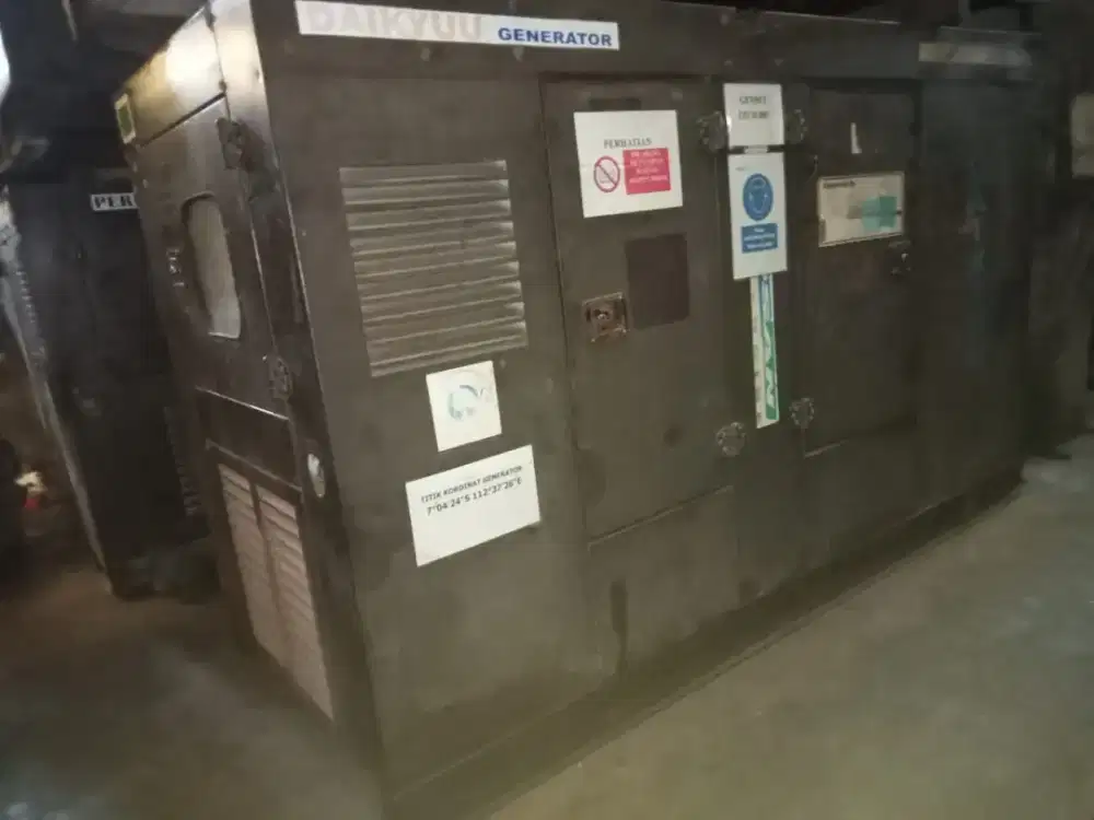 genset mercy 200kva silent type