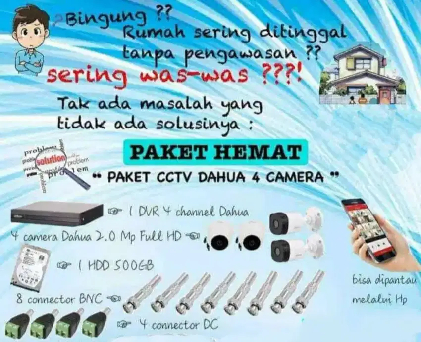 paket cctv dahua 2mp