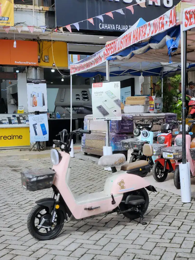 SEPEDA LISTRIK EXOTIC EV-928 NEW BERGARANSI RESMI DIJAMIN AMAN