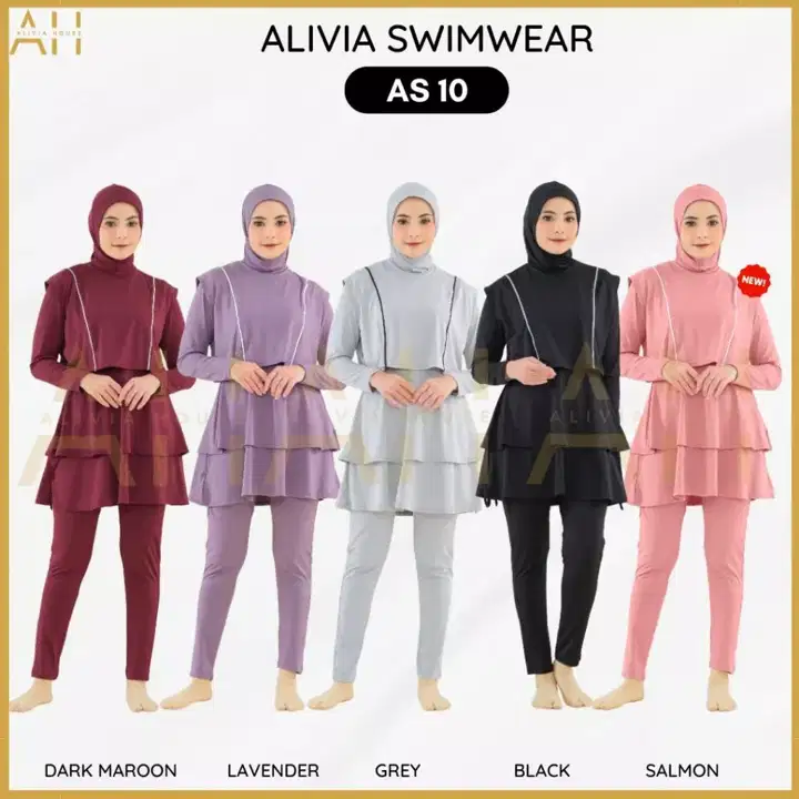 Alivia Swimwear - Baju Renang Muslimah Syari Dewasa