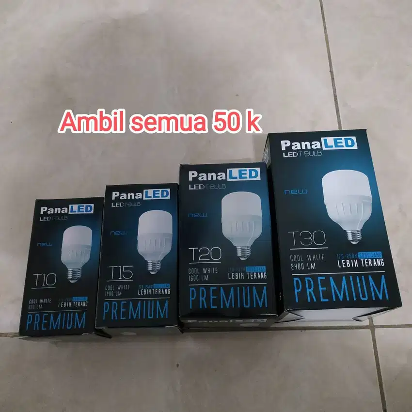 Lampu LED Baru Awet Nyala terang 10, 15, 20, 30 watt 50 ribu