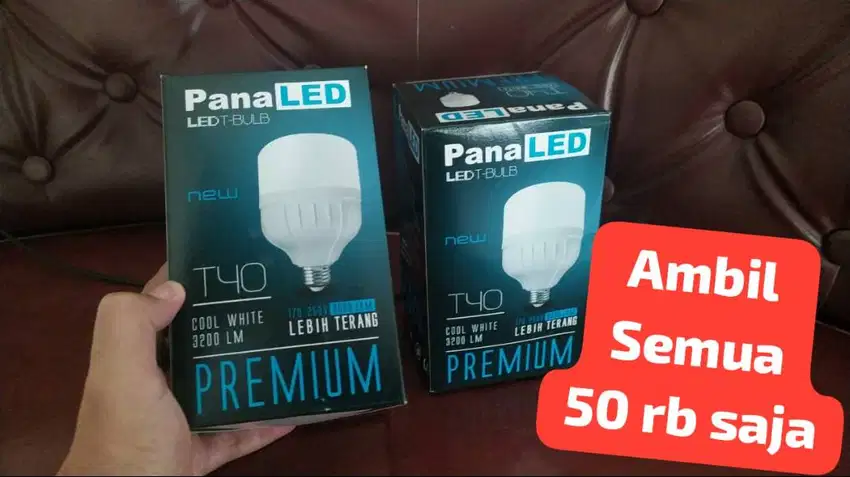 Lampu LED 40 watt Kondisi Baru 2 pcs 50 ribu. Gratis antar kerumah