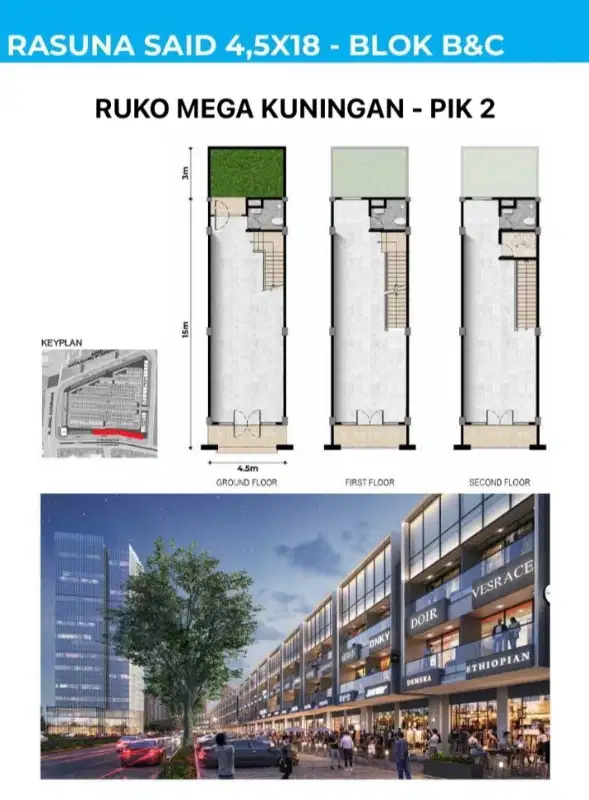 D jual ruko mega kuningan pik 2