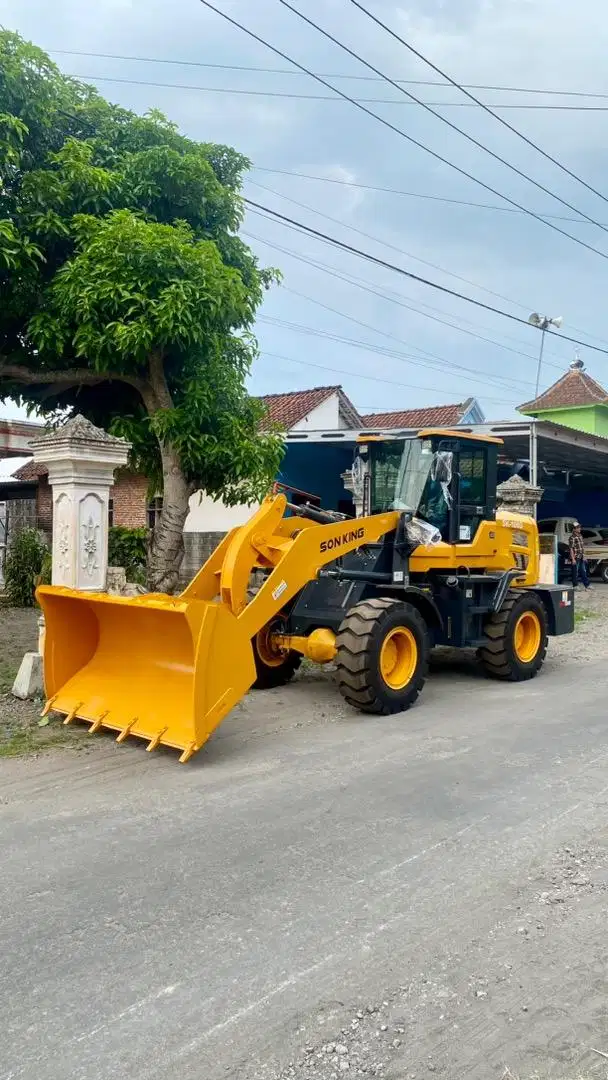 Jual Wheel Loader 1,2 Kubik Murah Merek SONKING Type SK-100 TURBO