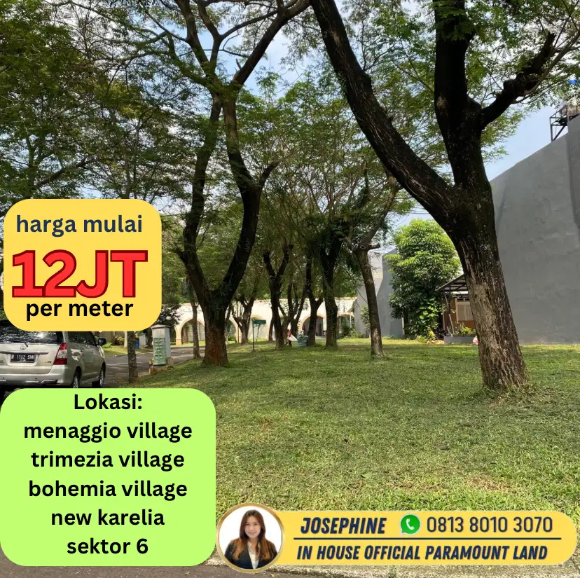 Dijual Tanah Kavling di Cluster Menaggio Gading Serpong