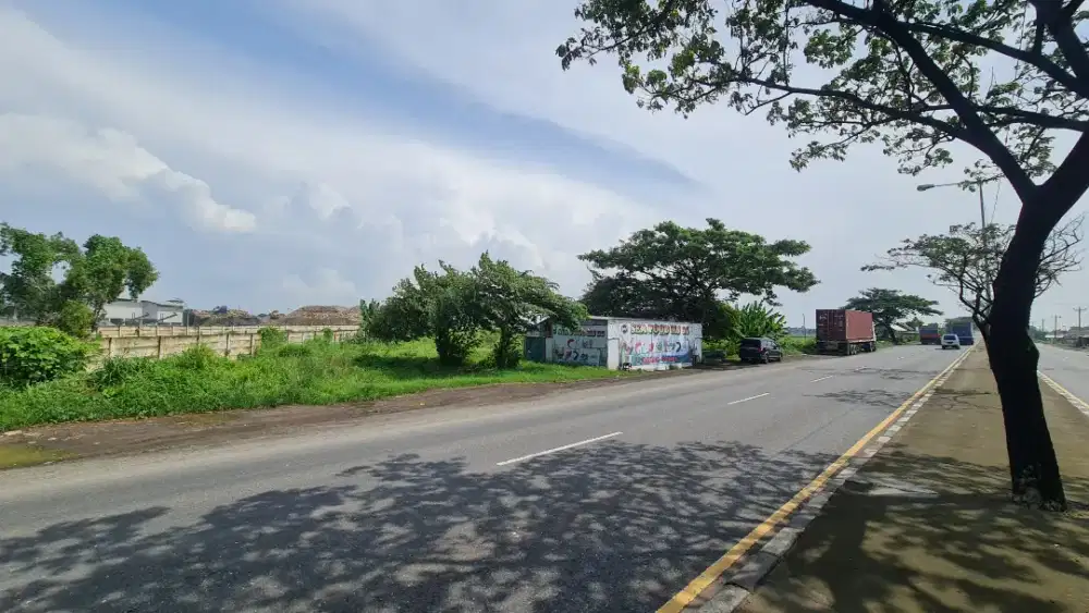 Dijual tanah luas 7.350 di jalan raya arteri weleri