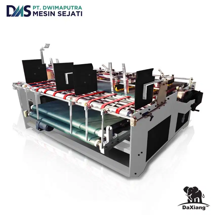 Mesin Lem Samping & Lipat Karton Box / Press Type Folder  Gluer