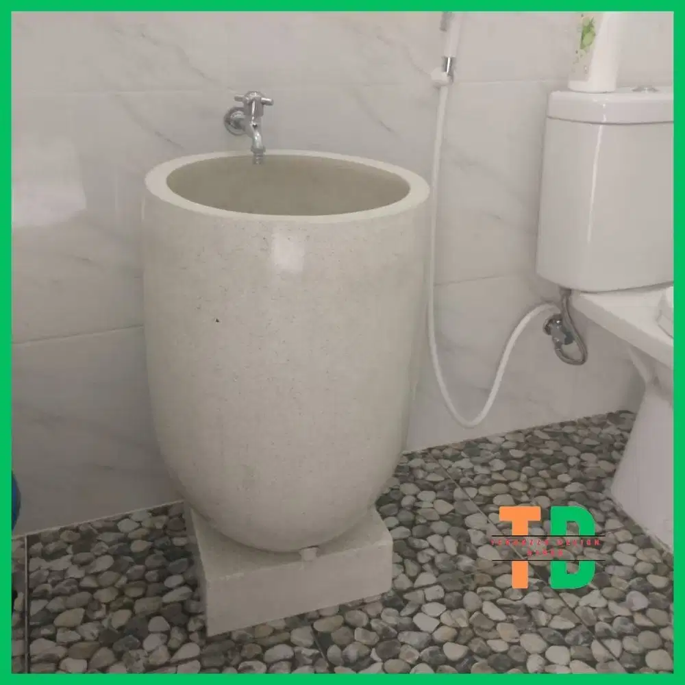 bak mandi teraso model kapsul slim