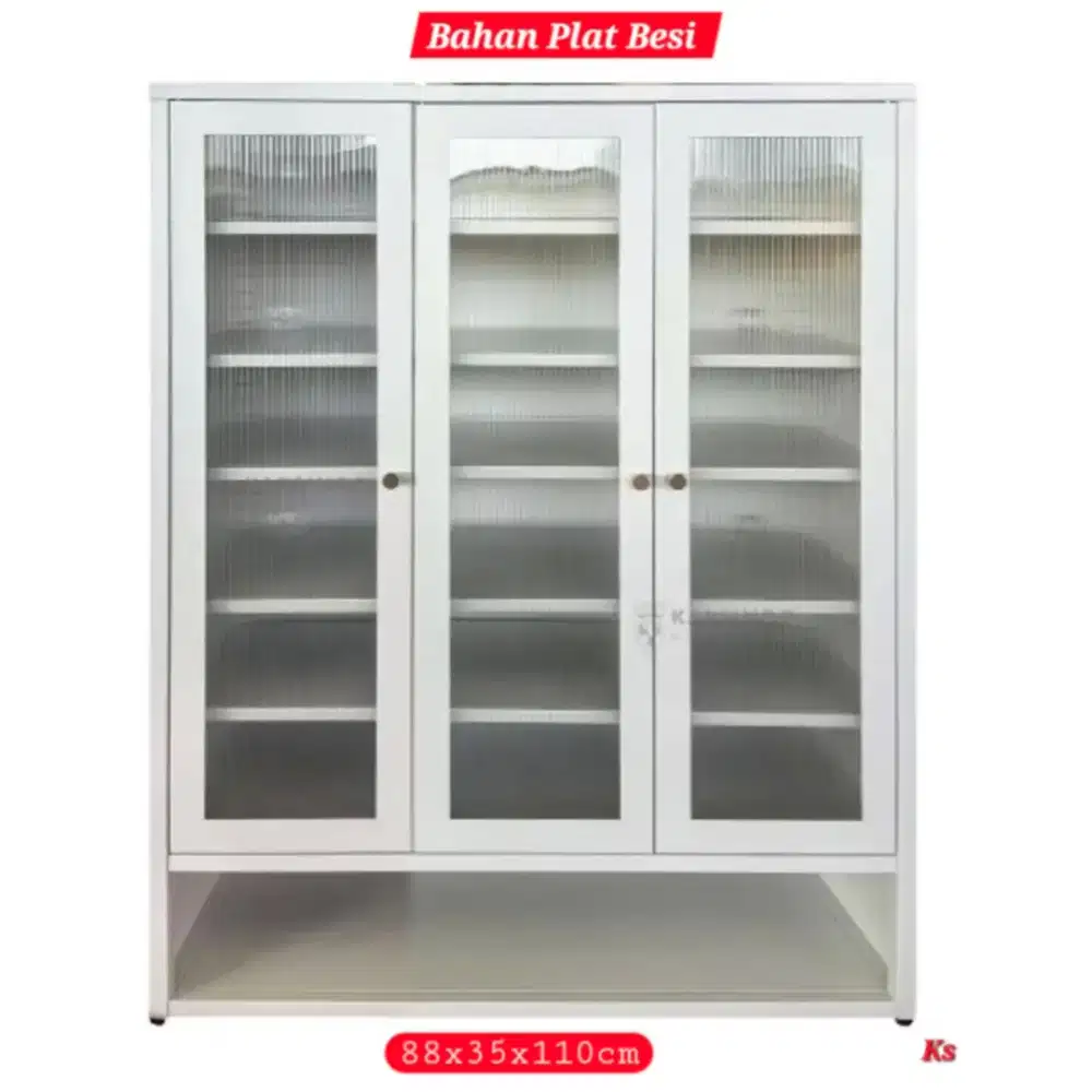 Lemari Sepatu Plat Besi Lemari serbaguna rak sepatu rak serbaguna
