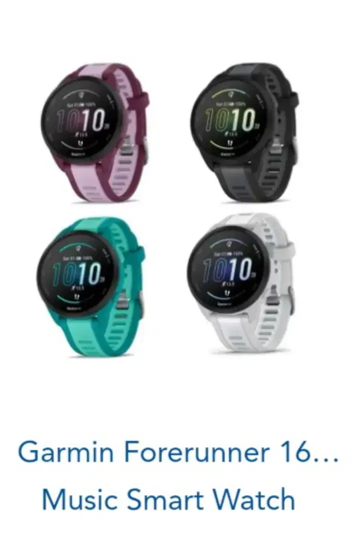 Ready for sale garmin forerunner 165 music