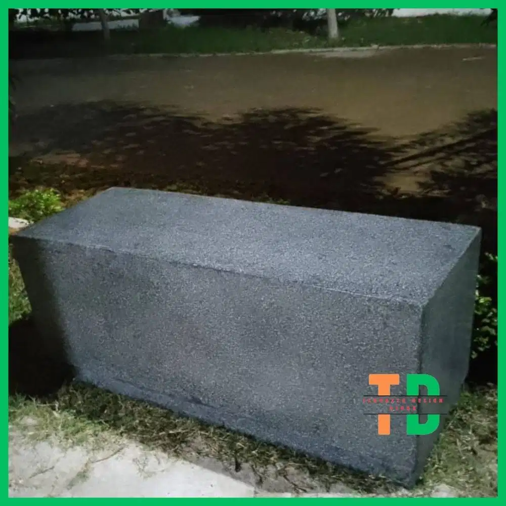 Bangku kubus teraso | Bangku balok minimalis