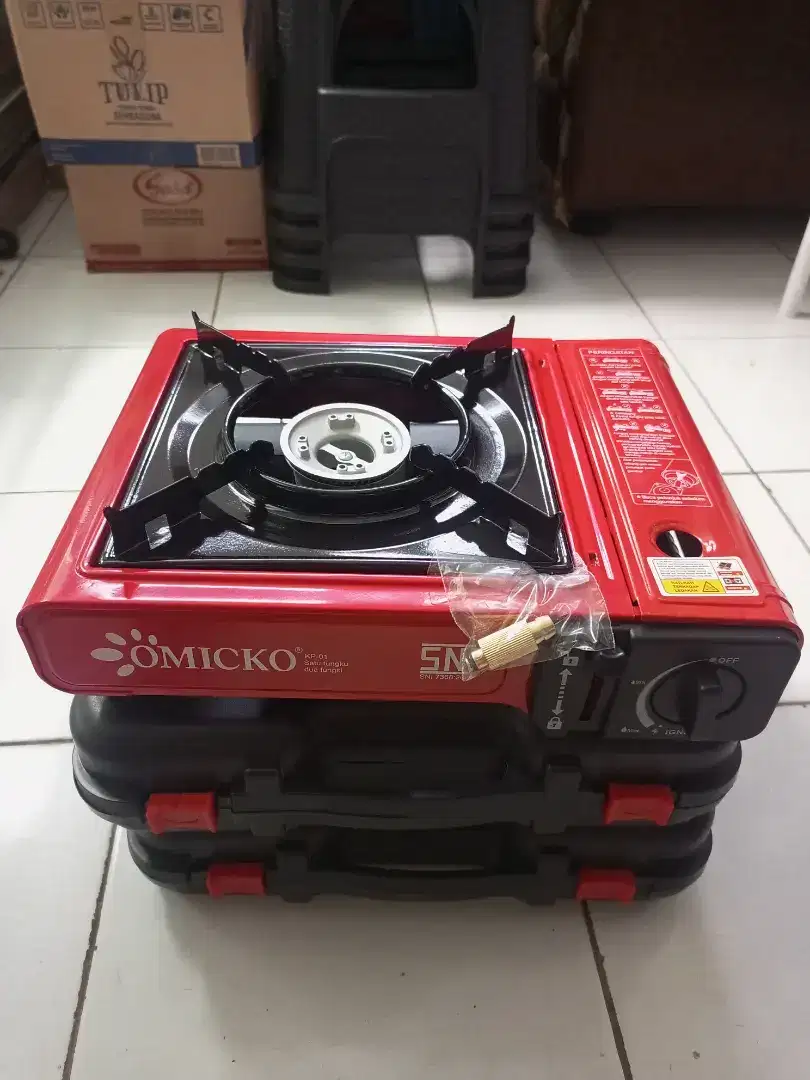 Kompor Portable Omicko 2in1