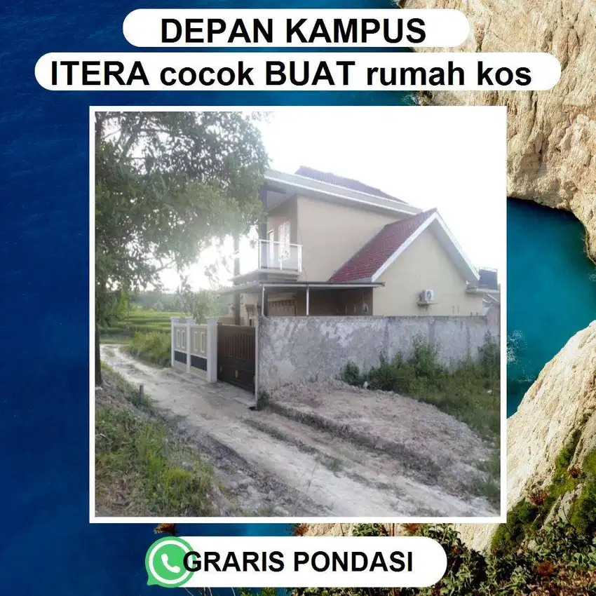 TANAH DEPAN KAMPUS ITERA DI WAYHUI AIRAN RAYA DJUAL MURAH