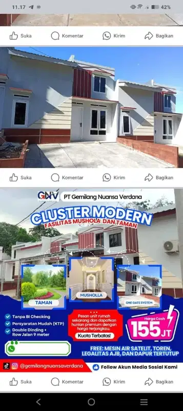 Rumah Murah Berkualitas daerah Cilejit, Tenjo