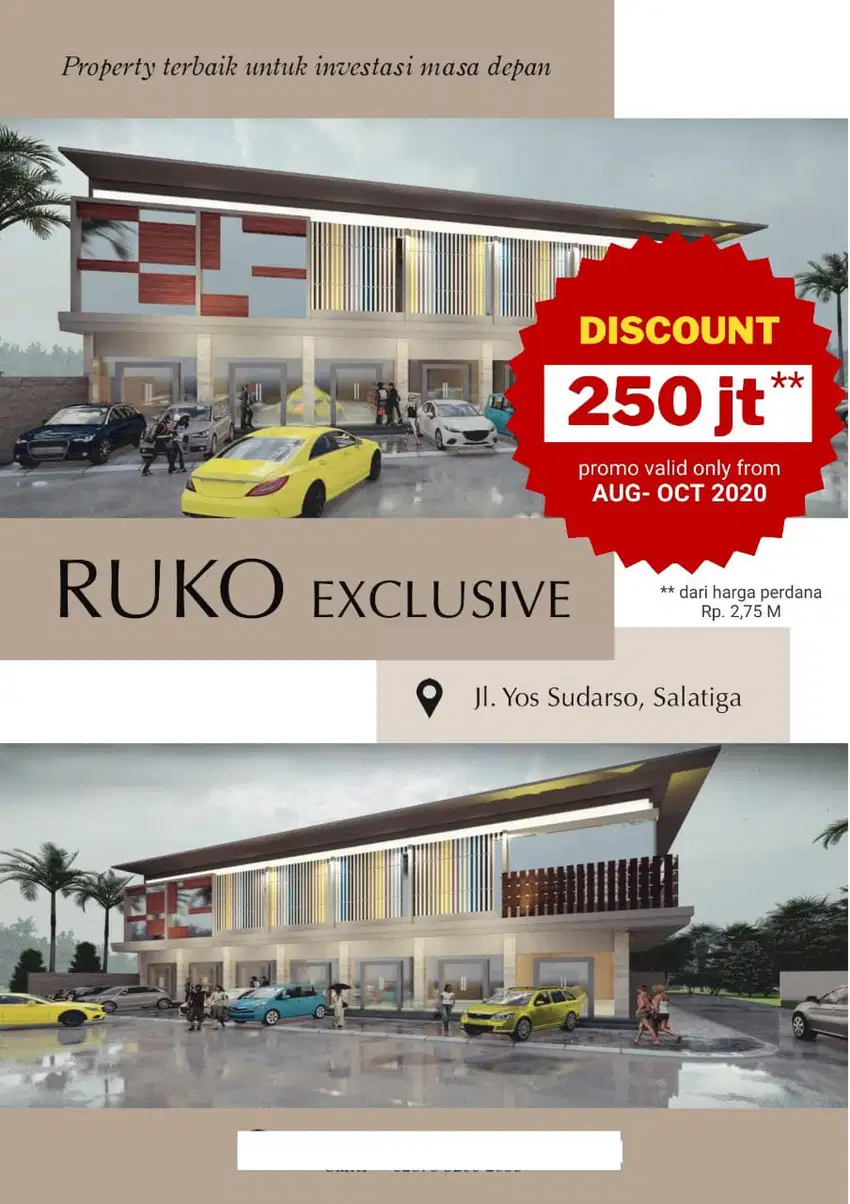 Ruko Exclusive Di Salatiga Luas & Strategis