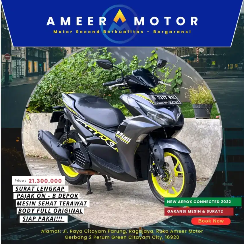 NEW YAMAHA AEROX 2022 CONNECTED