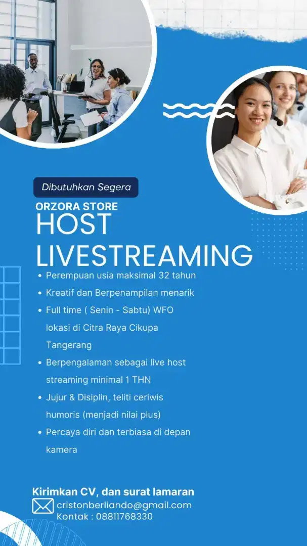 Hos Live Streaming di Citra Raya