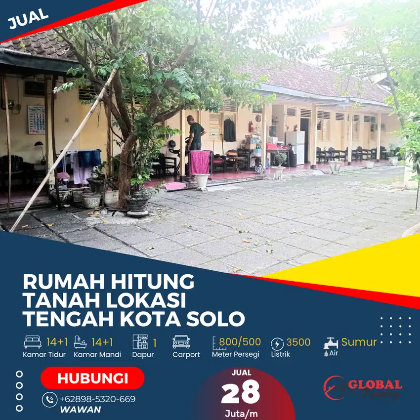 Rumah Hitung Tanah Cocok Dibangun Resto