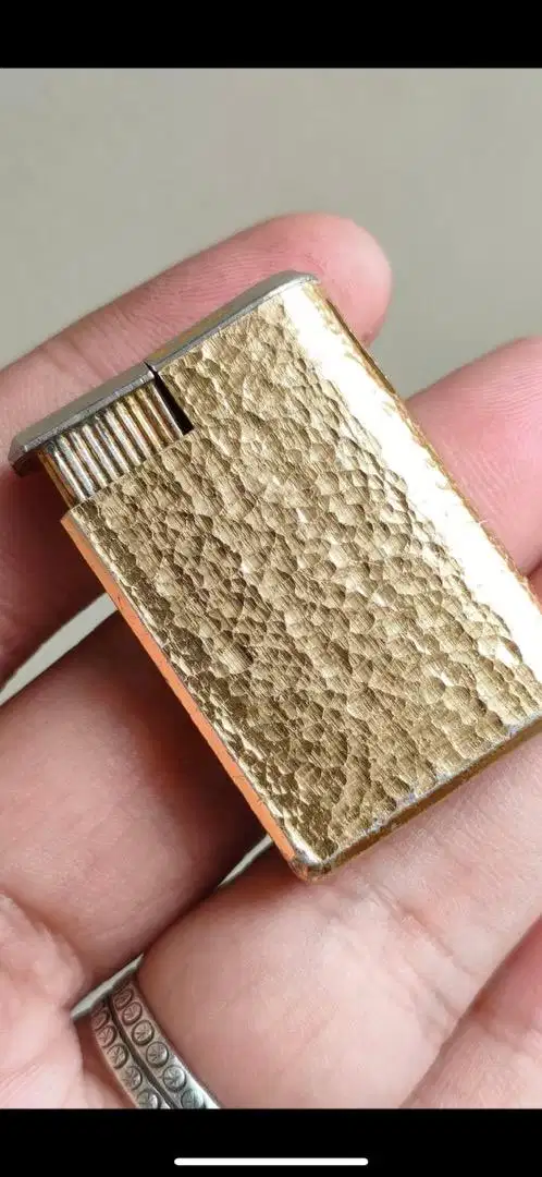 Korek gas lighter BIjou france vintage goldplated original not dupont