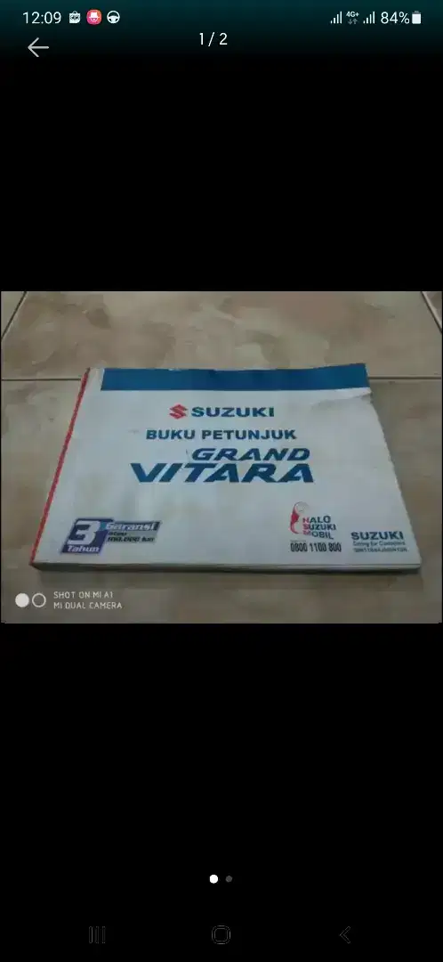Buku manual book Suzuki Grand Vitara