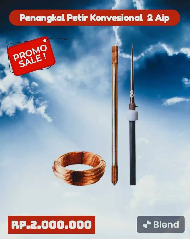 CV.SENTRAL ABADI GROUP MENJUAL ALAT PENANGKAL PETIR+PEMASANGAN