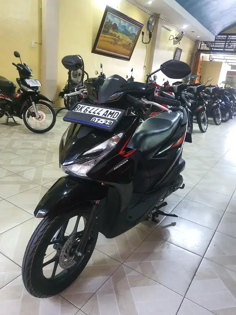 New Beat CBS 2024 Mentah Habis Spti Baru-Odomtr 3.000 KM-plaza motor