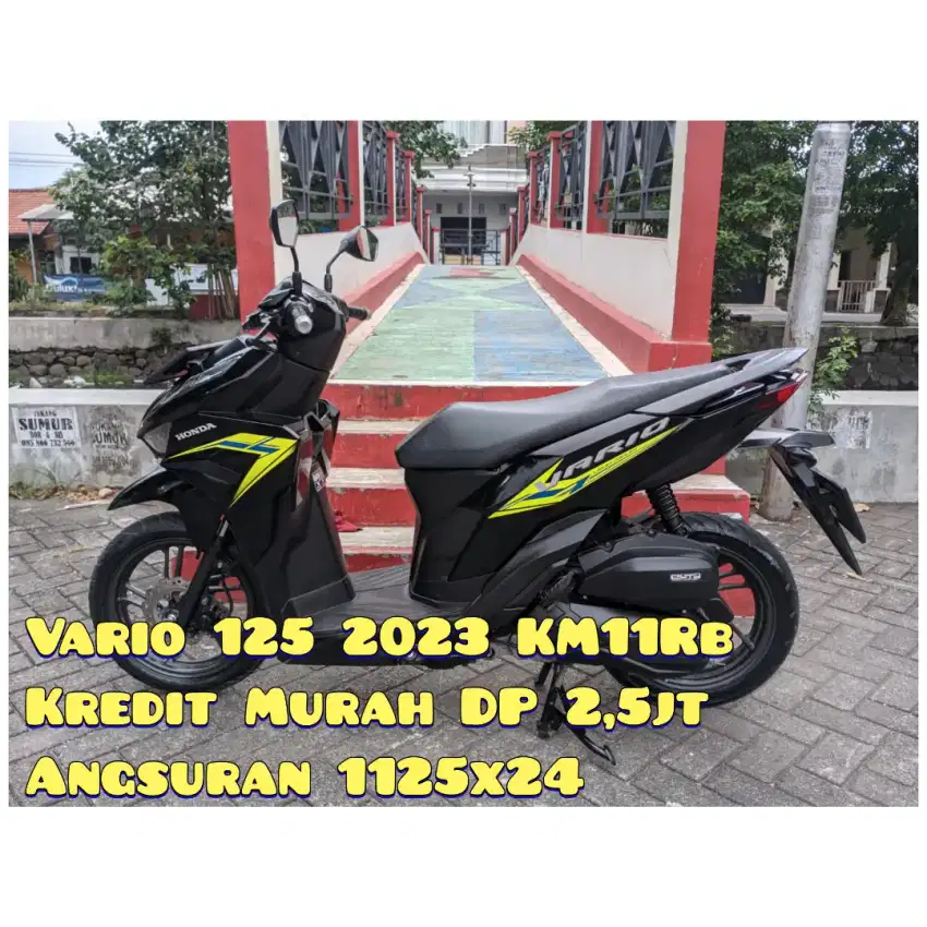 Vario 125cc 2023 Hitam Km10Rban Jaminan Nyuss