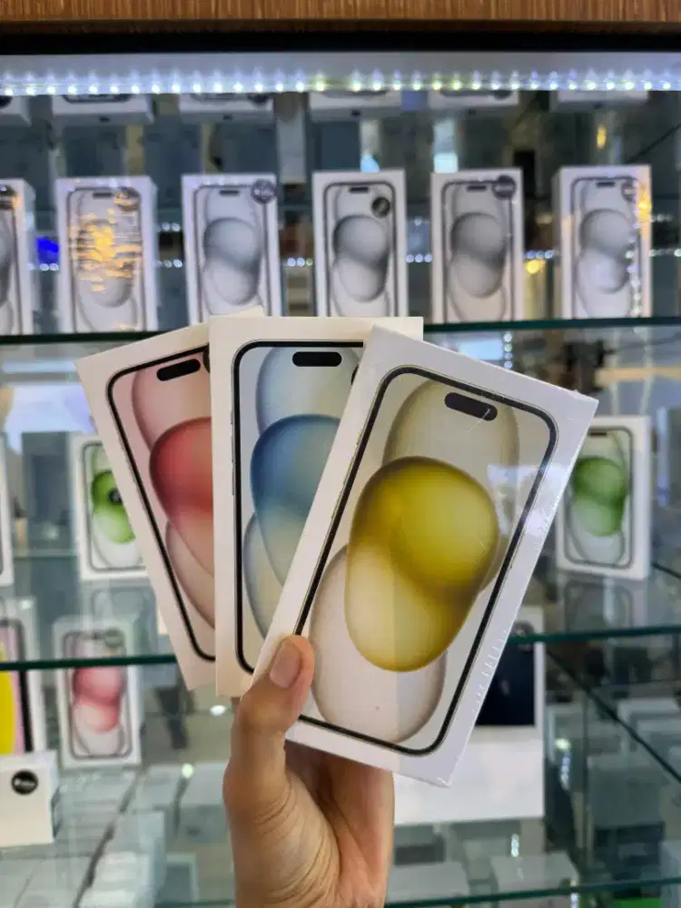 READY IPHONE 15 128 GB RESMI IBOX STOK TERBATAS