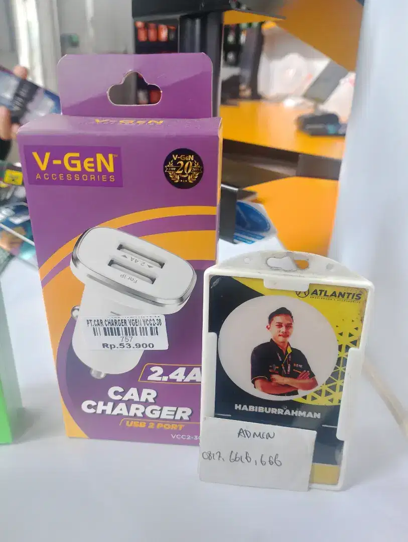 CAR CHARGER VGEN VCC2-30 | ATLANTIS DAHSYAT